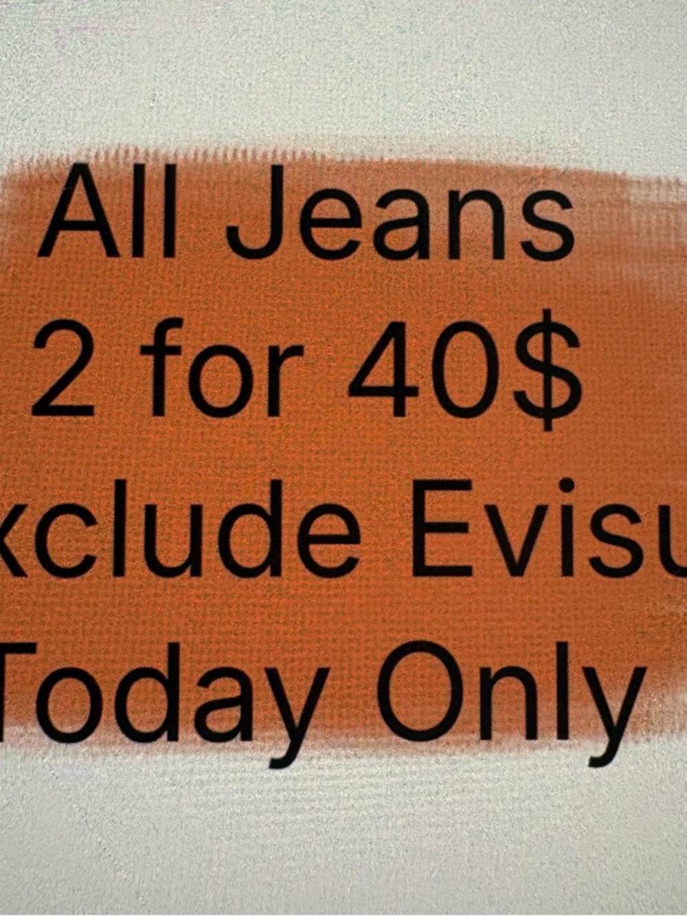 Orange Graphic Sign Text Print